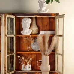 Mica Decorations Vases Vase En Métal Rose Clair H36 -Vases Soldes vase en metal rose clair h36 1