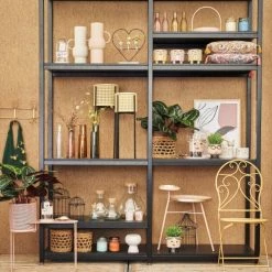 Mica Decorations Vases Vase En Métal Rose Clair H36 -Vases Soldes vase en metal rose clair h36 5