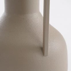 Mica Decorations Vases Vase En Métal Taupe H30 -Vases Soldes vase en metal taupe h30 3