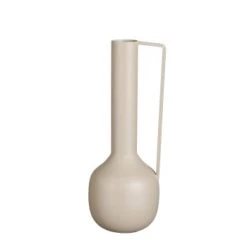 Mica Decorations Vases Vase En Métal Taupe H30 -Vases Soldes vase en metal taupe h30 4