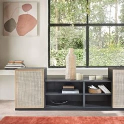 Maisons Du Monde Vases Vase En Rotin Tressé Beige H61 -Vases Soldes vase en rotin tresse beige h61 1000 0 0 209100 9