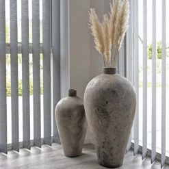 House Nordic Vases Vase En Terre Cuite 60x32cm Brun -Vases Soldes vase en terre cuite 60x32cm brun 3
