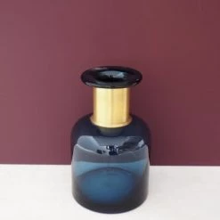 Chehoma Vases Vase En Verre Bleu -Vases Soldes vase en verre bleu 2