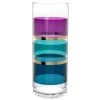 Maisons Du Monde Vases Vase En Verre Bleu, Doré Et Violet Figue H26 -Vases Soldes vase en verre bleu dore et violet figue h26 1000 8 25 223065 1