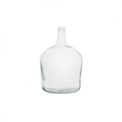 Naturalys Vases Vase En Verre Dame Jeanne 4 Litres Transparent