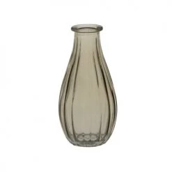 Maisons Du Monde Vases Vase En Verre Fumé H14 - Lot De 2