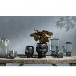 Villa Collection Vases Vase En Verre Gris 6 Villa Collection Vases Vase En Verre Gris -Vases Soldes vase en verre gris 16