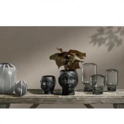Villa Collection Vases Vase En Verre Gris 7 Villa Collection Vases Vase En Verre Gris -Vases Soldes vase en verre gris 17
