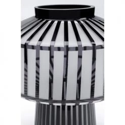 Kare Design Vases Vase En Verre Gris Clair Mat Et Noir Brillant H30 -Vases Soldes vase en verre gris clair mat et noir brillant h30 3