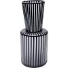 Kare Design Vases Vase En Verre Gris Clair Mat Et Noir Brillant H41 -Vases Soldes vase en verre gris clair mat et noir brillant h41