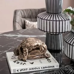 Kare Design Vases Vase En Verre Gris Clair Mat Et Noir Brillant H42 -Vases Soldes vase en verre gris clair mat et noir brillant h42 2