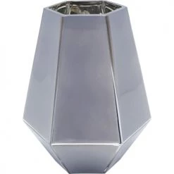 Kare Design Vases Vase En Verre Gris Et Doré H21