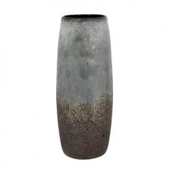 Now’s Home Vases Vase En Verre Gris Et Taupe