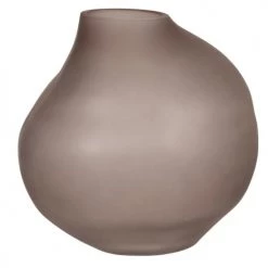 Maisons Du Monde Vases Vase En Verre Marron H20