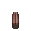 Mica Decorations Vases Vase En Verre Marron H26 -Vases Soldes vase en verre marron h26