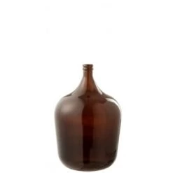 LANADECO Vases Vase En Verre Marron H56cm -Vases Soldes vase en verre marron h56cm 8