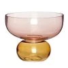 Hubsch Vases Vase En Verre Multicolore H20cm