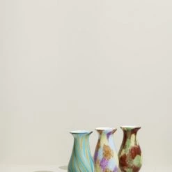 Hubsch Vases Vase En Verre Multicolore H30 -Vases Soldes vase en verre multicolore h30 2