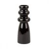 Present Time Vases Vase En Verre Noir H20,5cm -Vases Soldes vase en verre noir h20 5cm