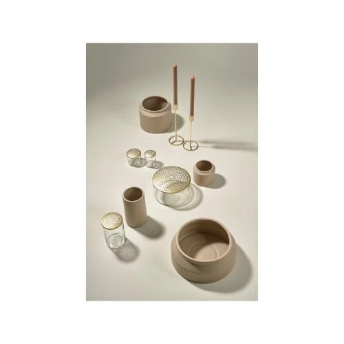 Villa Collection Vases Vase En Verre Or 6 Villa Collection Vases Vase En Verre Or – Image 4