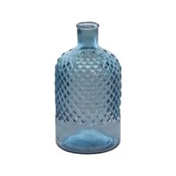 Sensei Maison Vases Vase En Verre Recyclé Miel 22 Cm -Vases Soldes vase en verre recycle bleu jean s 22 cm 5