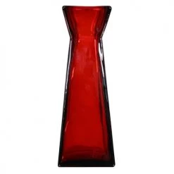 Sensei Maison Vases Vase En Verre Recyclé Rubis 55 Cm