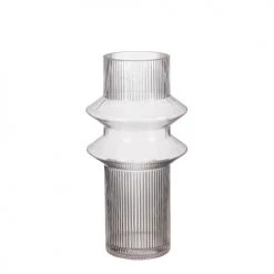 Mica Decorations Vases Vase En Verre Transparent H30