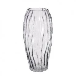 Mica Decorations Vases Vase En Verre Transparent H32