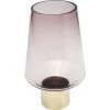 Kare Design Vases Vase En Verre Violet Et Acier Doré H26 -Vases Soldes vase en verre violet et acier dore h26