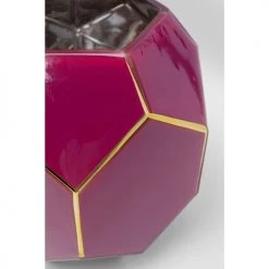 Kare Design Vases Vase En Verre Violet Et Doré H22 -Vases Soldes vase en verre violet et dore h22 4