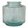Maison Tilleul Vases Vase Façon Bonbonnière Facetté Transparent -Vases Soldes vase facon bonbonniere facette transparent