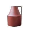 Passage Vernet Vases Vase Façon Petit Pot à Lait Métal Rouge -Vases Soldes vase facon petit pot a lait metal rouge