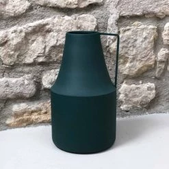 Passage Vernet Vases Vase Façon Pot à Lait En Métal Vert 8 Passage Vernet Vases Vase Façon Pot à Lait En Métal Vert -Vases Soldes vase facon pot a lait en metal vert 1