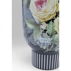 Kare Design Vases Vase Fleurs En Céramique Noire H27 -Vases Soldes vase fleurs en ceramique noire h27 4