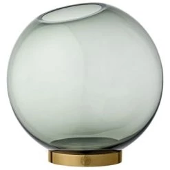 AYTM Vases Vase Globe Verre Et Laiton Large D21cm -Vases Soldes vase globe verre et laiton large d21cm 9