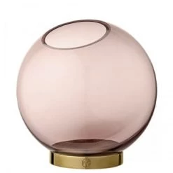AYTM Vases Vase Globe Verre Et Laiton Medium D16cm -Vases Soldes vase globe verre et laiton medium d16cm 3