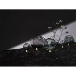 AYTM Vases Vase Globe Verre Et Laiton Mini D10cm -Vases Soldes vase globe verre et laiton mini d10cm 8