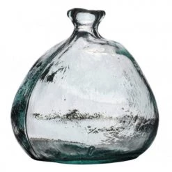Wadiga Vases Vase Goutte En Verre Recyclé H18cm