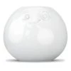 Tassen Vases Vase Humeur Amusé En Porcelaine Blanche D19cm -Vases Soldes vase humeur amuse en porcelaine blanche d19cm