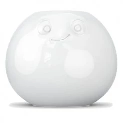 Tassen Vases Vase Humeur Amusé En Porcelaine Blanche D19cm