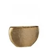LANADECO Vases Vase Irrégulier Alu Or H29cm -Vases Soldes vase irregulier alu or h29cm