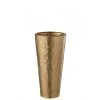 LANADECO Vases Vase Irrégulier Alu Or H50cm -Vases Soldes vase irregulier alu or h50cm