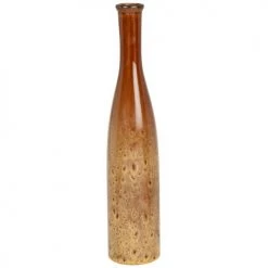 Maisons Du Monde Vases Vase Longue Vue En Grès Marron H31