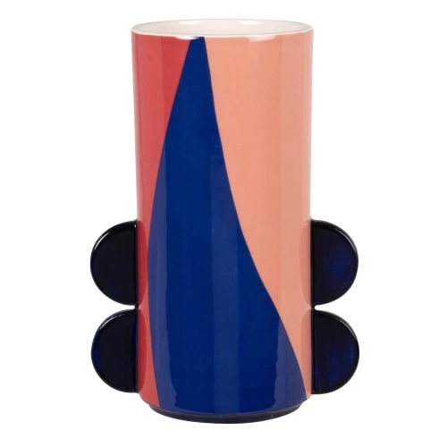 Vases Vase Marsha Maisons Du Monde X Sakina M’Sa En Faïence Rose, Bleue Et Corail H22 3 Vases Vase Marsha Maisons Du Monde X Sakina M’Sa En Faïence Rose, Bleue Et Corail H22