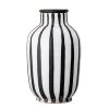 Bloomingville Vases Vase Nawel Terracotta Noir Et Blanc H44 Cm -Vases Soldes vase nawel terracotta noir et blanc h44 cm