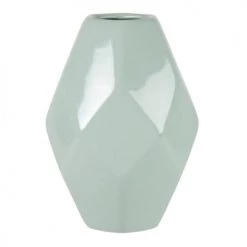 Maisons Du Monde Vases Vase Origami En Dolomite Bleu Vert H21