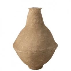 LANADECO Vases Vase Papier Mâché Marron H85,5cm -Vases Soldes vase papier mache marron h85 5cm 3