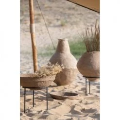 LANADECO Vases Vase Papier Mâché Marron H85,5cm -Vases Soldes vase papier mache marron h85 5cm 5