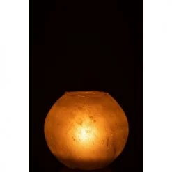 LANADECO Vases Vase Rond Verre Or H22cm -Vases Soldes vase rond verre or h22cm 2