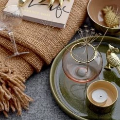 Bloomingville Vases Vase Rosie En Verre Rose H8,5 Cm -Vases Soldes vase rosie en verre rose h8 5 cm 3